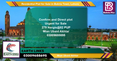 Residential Plot for Sale in Bahria Town, Lahore - (BP-135259)