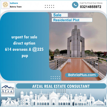 Residential Plot for Sale in Bahria Town, Lahore - (BP-135284)