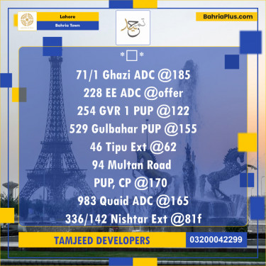 Residential Plot for Sale in Bahria Town, Lahore - (BP-135328)