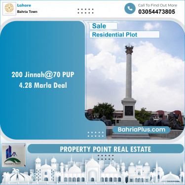 Residential Plot for Sale in Bahria Town, Lahore - (BP-135563)