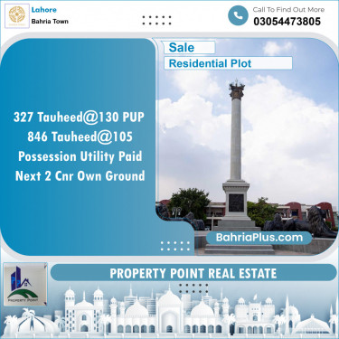 Residential Plot for Sale in Bahria Town, Lahore - (BP-135564)