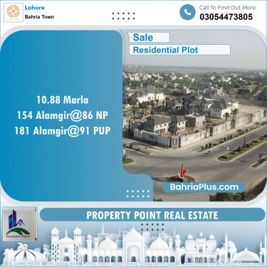 Residential Plot for Sale in Bahria Town, Lahore - (BP-135573)
