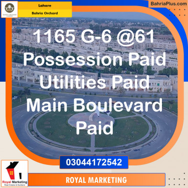 Residential Plot for Sale in Bahria Orchard, Lahore - (BP-135657)