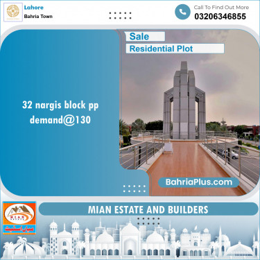 Residential Plot for Sale in Bahria Town, Lahore - (BP-135671)