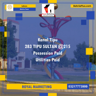 Residential Plot for Sale in Bahria Town, Lahore - (BP-135757)