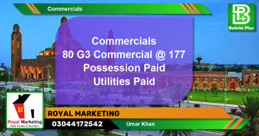 Commercial Plot for Sale in Phase 4 - G3 Commercial -  Bahria Orchard, Lahore - (BP-135808)
