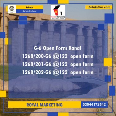 Residential Plot for Sale in Bahria Orchard, Lahore - (BP-135814)