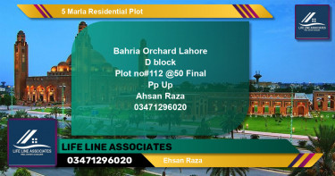 Residential Plot for Sale in Bahria Orchard, Lahore - (BP-135931)