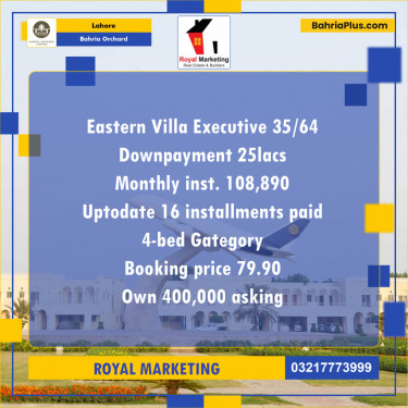 Residential Plot for Sale in Bahria Orchard, Lahore - (BP-135954)