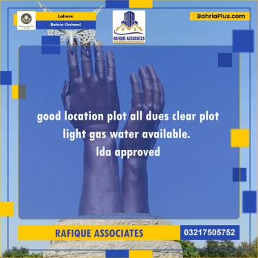 Residential Plot for Sale in Bahria Orchard, Lahore - (BP-136037)