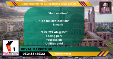 Residential Plot for Sale in Bahria Town, Lahore - (BP-136200)