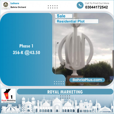 Residential Plot for Sale in Bahria Orchard, Lahore - (BP-136310)