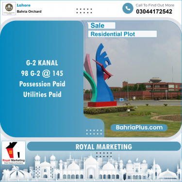 Residential Plot for Sale in Bahria Orchard, Lahore - (BP-136344)
