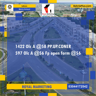 Residential Plot for Sale in Bahria Orchard, Lahore - (BP-136368)