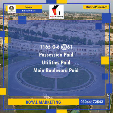 Residential Plot for Sale in Bahria Orchard, Lahore - (BP-136488)