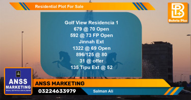 Residential Plot for Sale in Bahria Town, Lahore - (BP-136515)