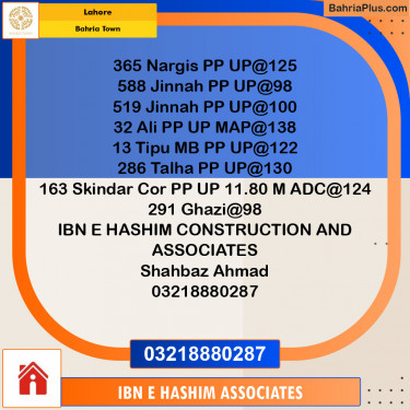 Residential Plot for Sale in Bahria Town, Lahore - (BP-136517)
