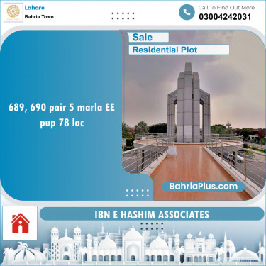 Residential Plot for Sale in Bahria Town, Lahore - (BP-136562)