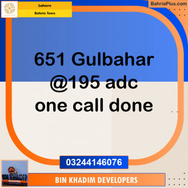 Residential Plot for Sale in Bahria Town, Lahore - (BP-136796)