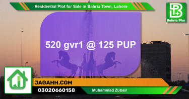 Residential Plot for Sale in Bahria Town, Lahore - (BP-136817)