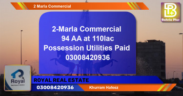 Commercial Plot for Sale in Bahria Town, Lahore - (BP-136940)