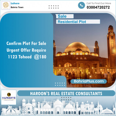 Residential Plot for Sale in Bahria Town, Lahore - (BP-137139)