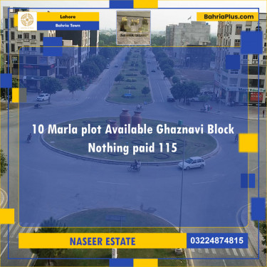 Residential Plot for Sale in Bahria Town, Lahore - (BP-137279)