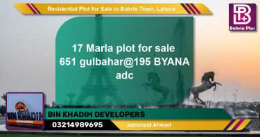 Residential Plot for Sale in Bahria Town, Lahore - (BP-137353)