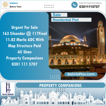 Residential Plot for Sale in Bahria Town, Lahore - (BP-137412)