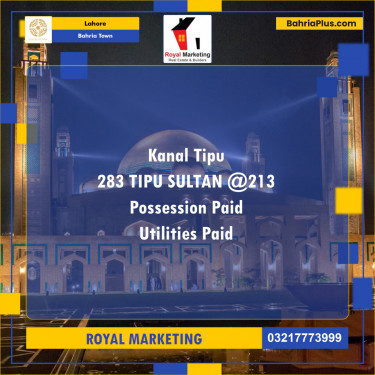 Residential Plot for Sale in Bahria Town, Lahore - (BP-137451)