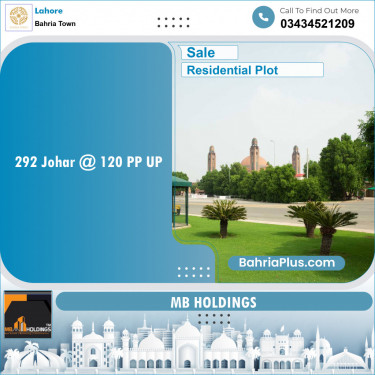 Residential Plot for Sale in Bahria Town, Lahore - (BP-137489)