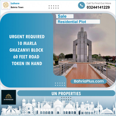 Residential Plot for Sale in Bahria Town, Lahore - (BP-137636)