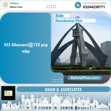 Residential Plot for Sale in Bahria Town, Lahore - (BP-138035)