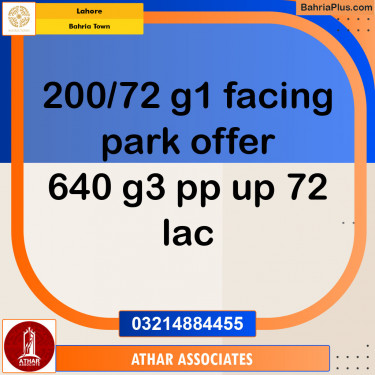 Residential Plot for Sale in Bahria Town, Lahore - (BP-138051)