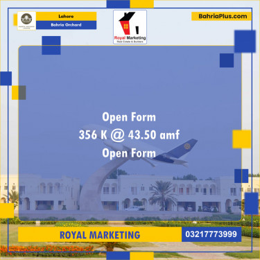 Residential Plot for Sale in Bahria Orchard, Lahore - (BP-138308)