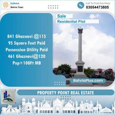 Residential Plot for Sale in Bahria Town, Lahore - (BP-138493)