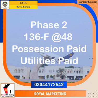 Residential Plot for Sale in Bahria Orchard, Lahore - (BP-138646)