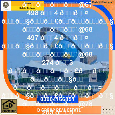 Residential Plot for Sale in Bahria Orchard, Lahore - (BP-138824)