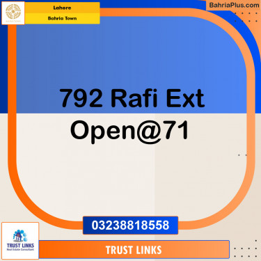 Residential Plot for Sale in Bahria Town, Lahore - (BP-138930)