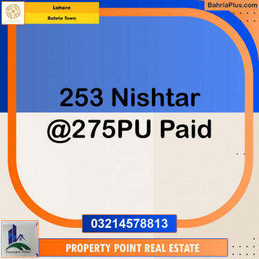 Residential Plot for Sale in Bahria Town, Lahore - (BP-139039)