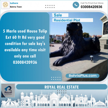 Residential Plot for Sale in Bahria Town, Lahore - (BP-139124)