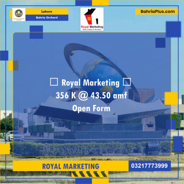 Residential Plot for Sale in Bahria Orchard, Lahore - (BP-139141)