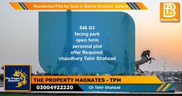 Residential Plot for Sale in Bahria Orchard, Lahore - (BP-139169)