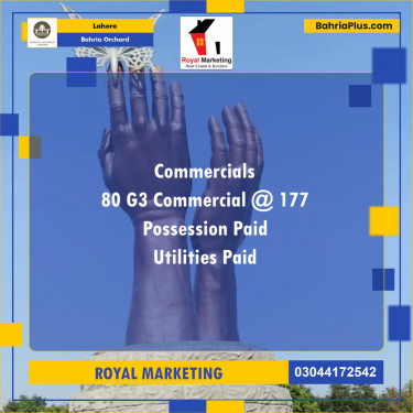 Commercial Plot for Sale in Bahria Orchard, Lahore - (BP-139190)