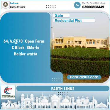 Residential Plot for Sale in OLC-A Block -  Bahria Orchard, Lahore - (BP-139277)