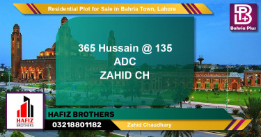 Residential Plot for Sale in Bahria Town, Lahore - (BP-139418)