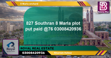 Residential Plot for Sale in Bahria Orchard, Lahore - (BP-139428)