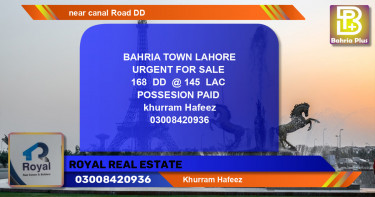Residential Plot for Sale in Bahria Town, Lahore - (BP-139491)