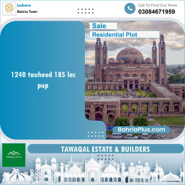 Residential Plot for Sale in Bahria Town, Lahore - (BP-139549)