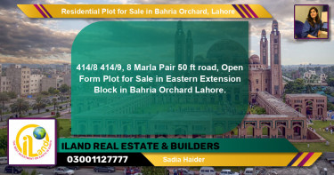 Residential Plot for Sale in Bahria Orchard, Lahore - (BP-139559)